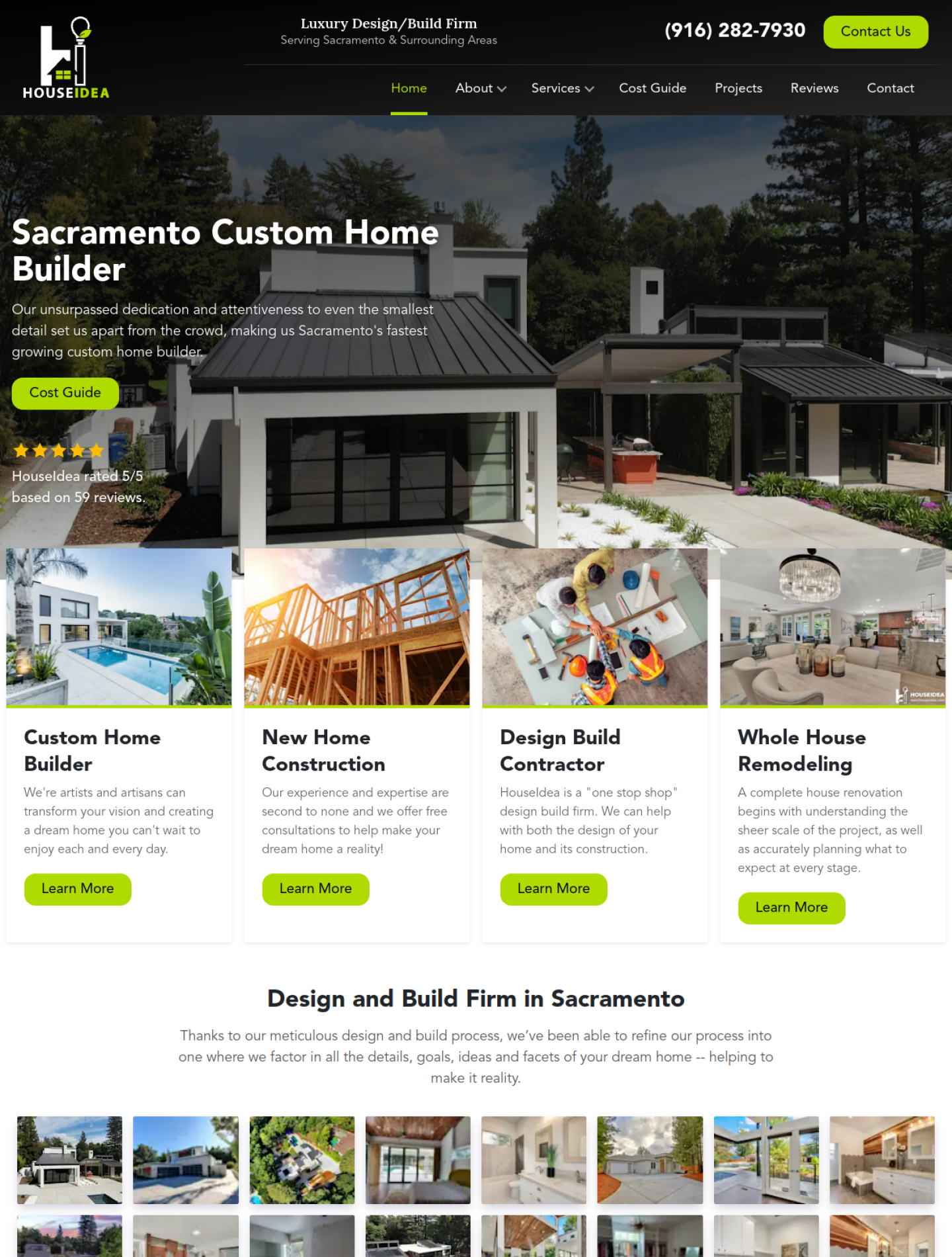 HouseIdea website by WebPerfex